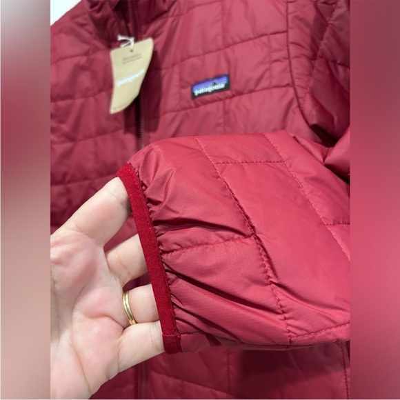 Patagonia Boys' XL Nano Puff Jacket Wax Red NWT Puffy Puffer Youth Kids - Picture 6 of 8